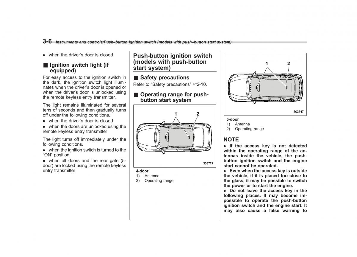 Subaru XV Crosstrek owners manual / page 147