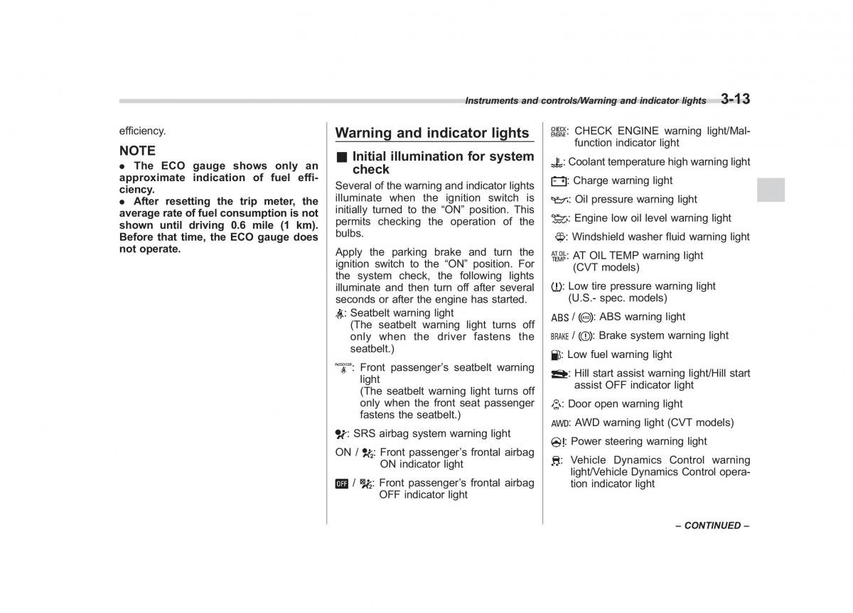 Subaru XV Crosstrek owners manual / page 154