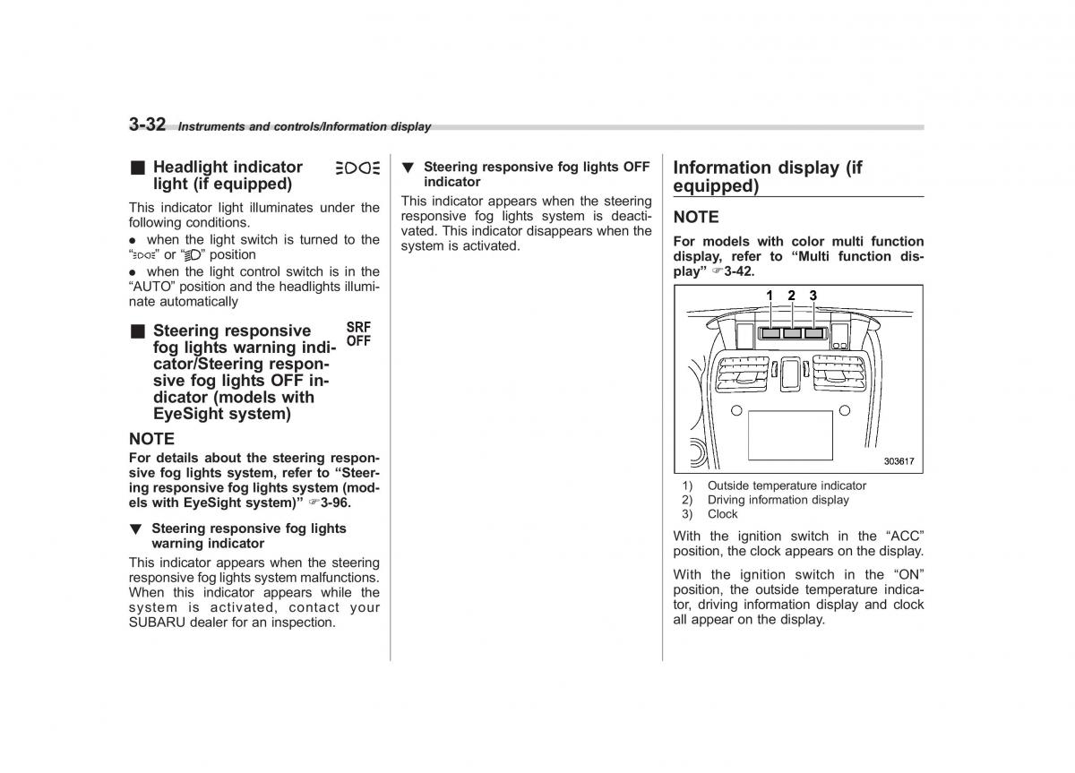 Subaru XV Crosstrek owners manual / page 173