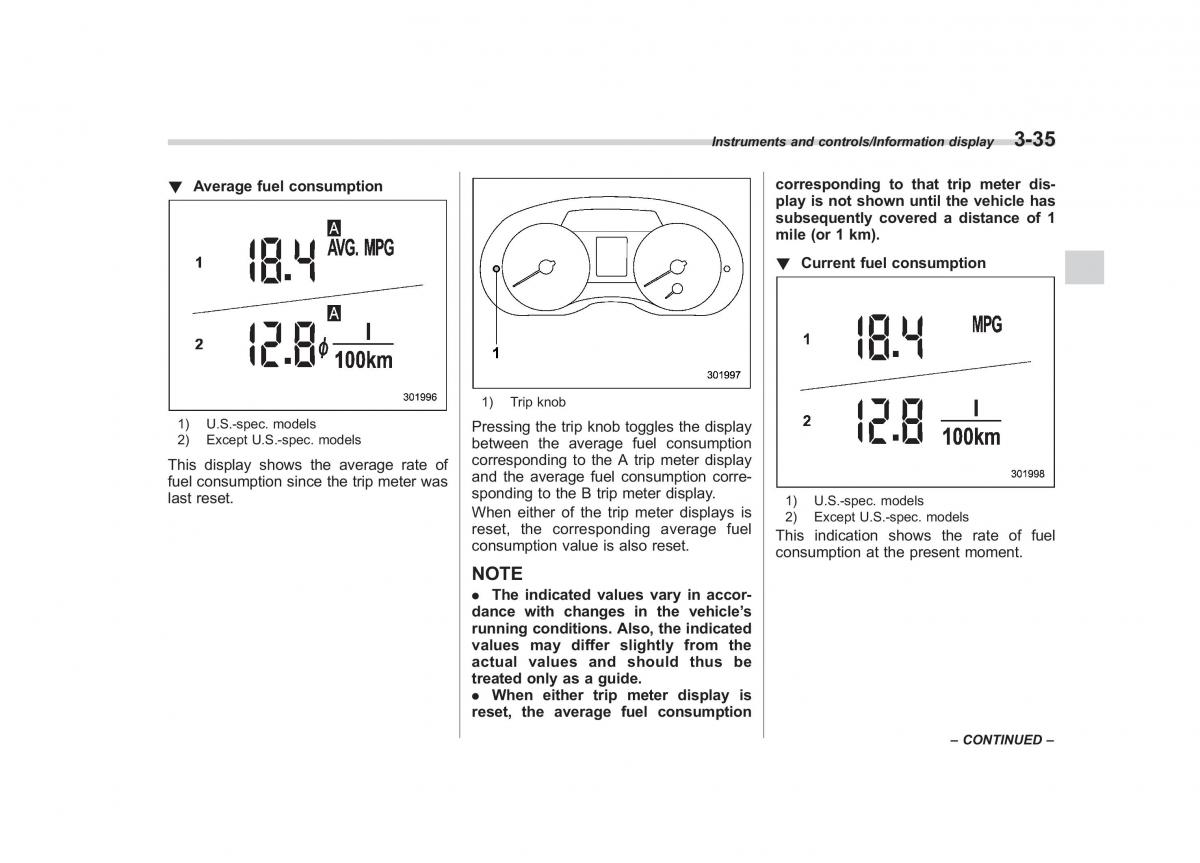 Subaru XV Crosstrek owners manual / page 176