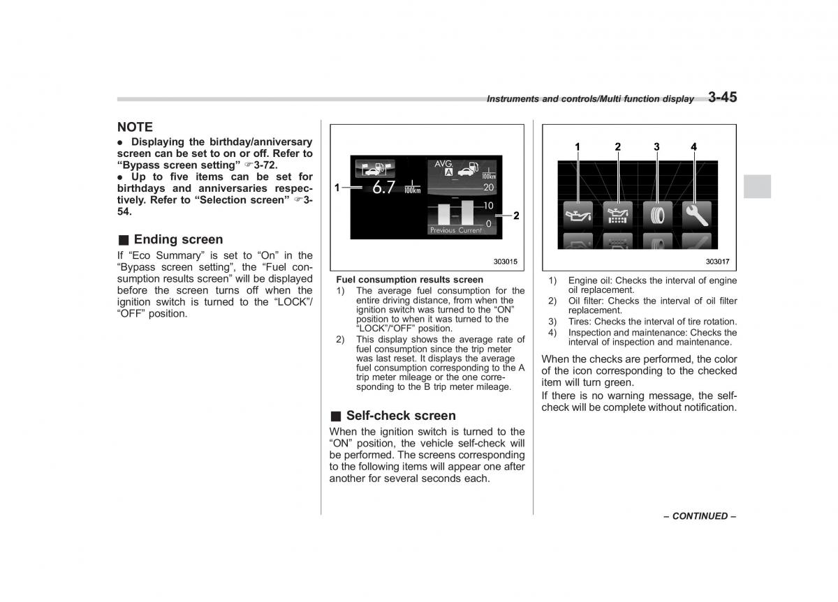 Subaru XV Crosstrek owners manual / page 186