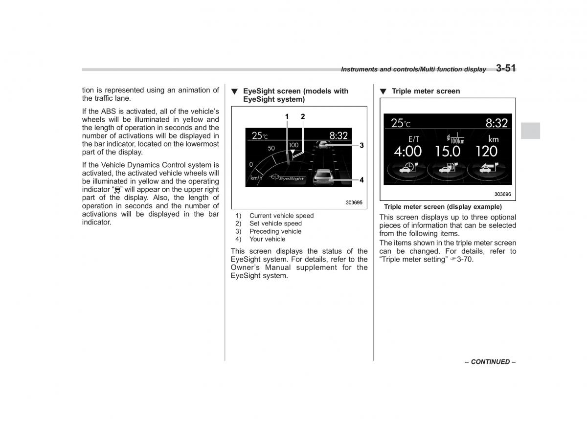 Subaru XV Crosstrek owners manual / page 192