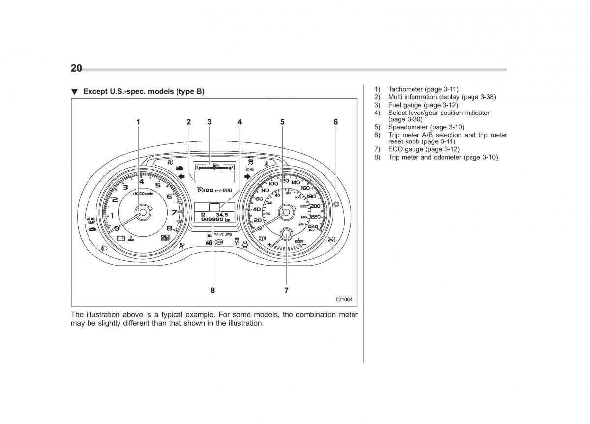 Subaru XV Crosstrek owners manual / page 23