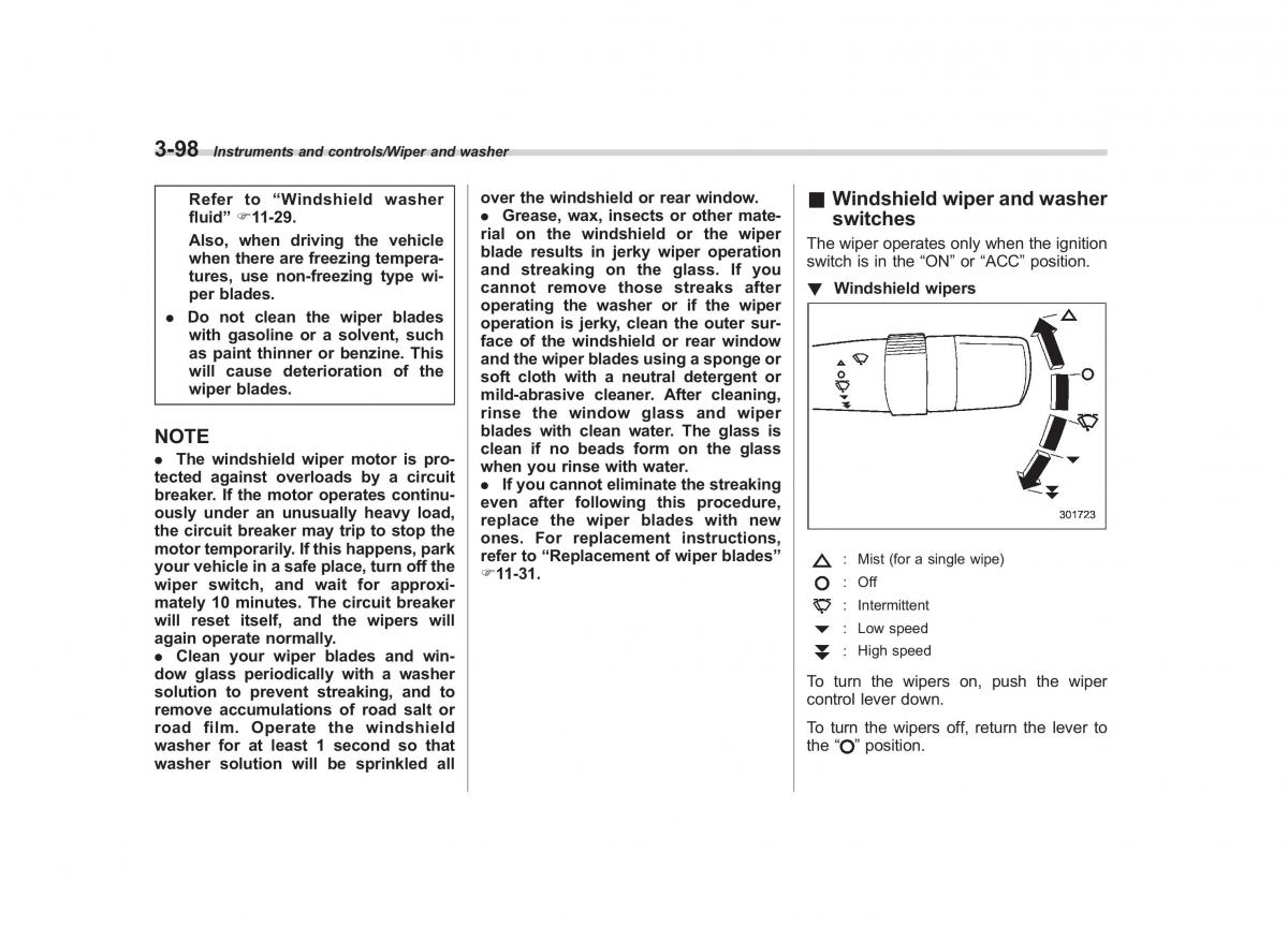 Subaru XV Crosstrek owners manual / page 239