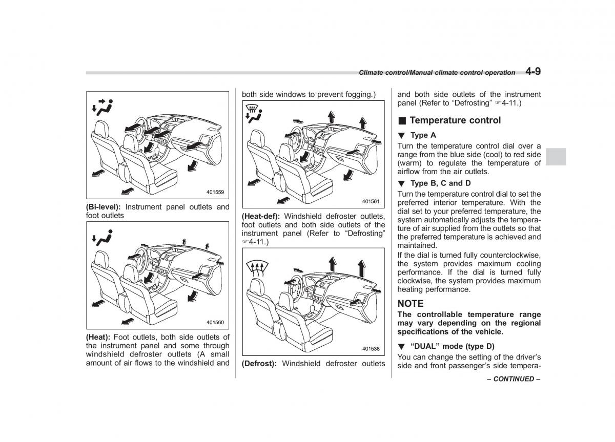 Subaru XV Crosstrek owners manual / page 262