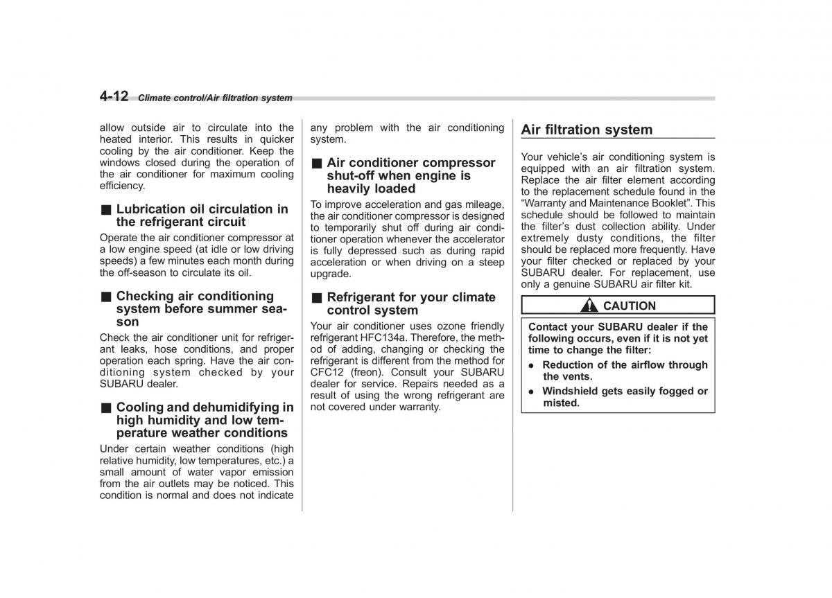 Subaru XV Crosstrek owners manual / page 265