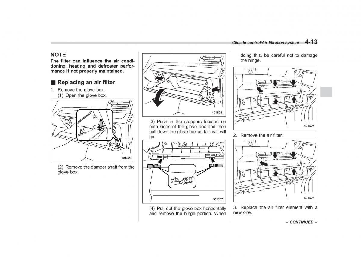 Subaru XV Crosstrek owners manual / page 266