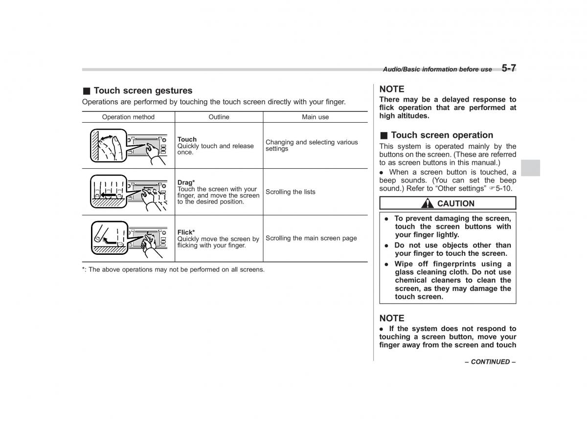 Subaru XV Crosstrek owners manual / page 274