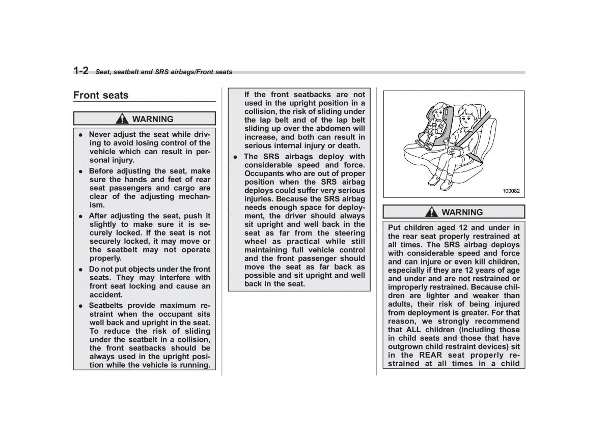 Subaru XV Crosstrek owners manual / page 29