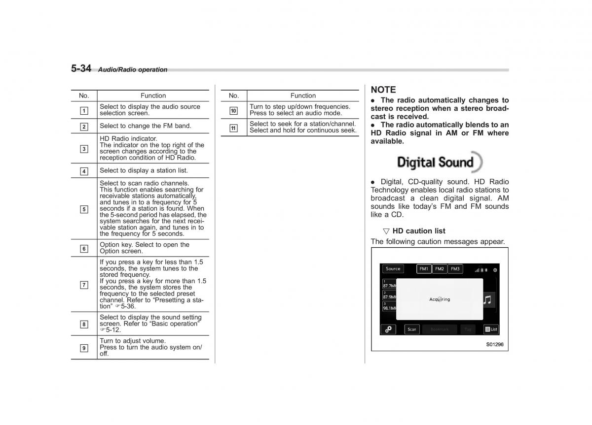 Subaru XV Crosstrek owners manual / page 301