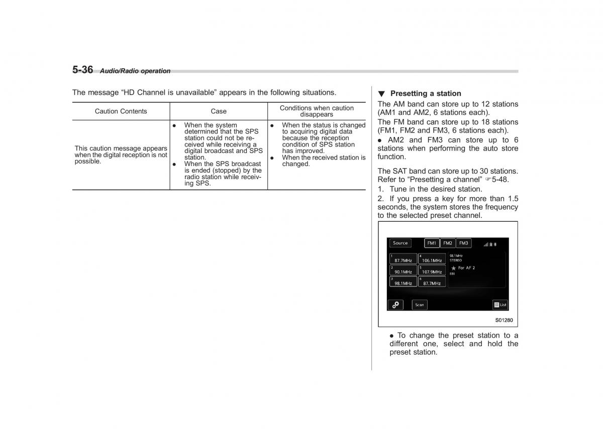 Subaru XV Crosstrek owners manual / page 303