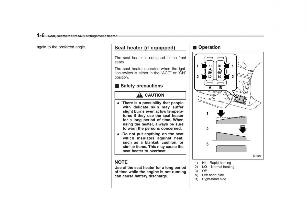 Subaru XV Crosstrek owners manual / page 33