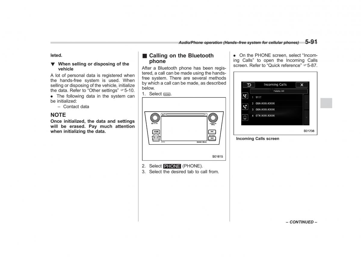 Subaru XV Crosstrek owners manual / page 358