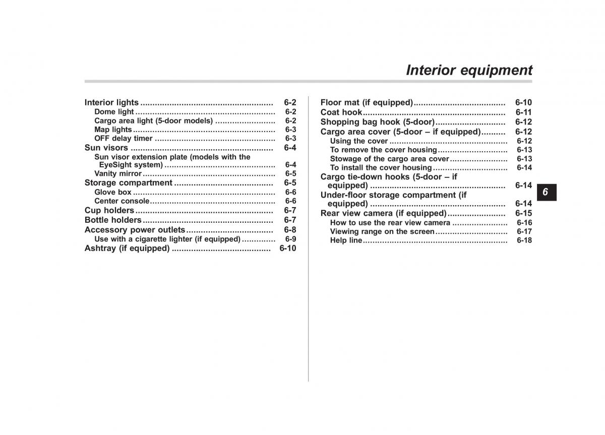 Subaru XV Crosstrek owners manual / page 384