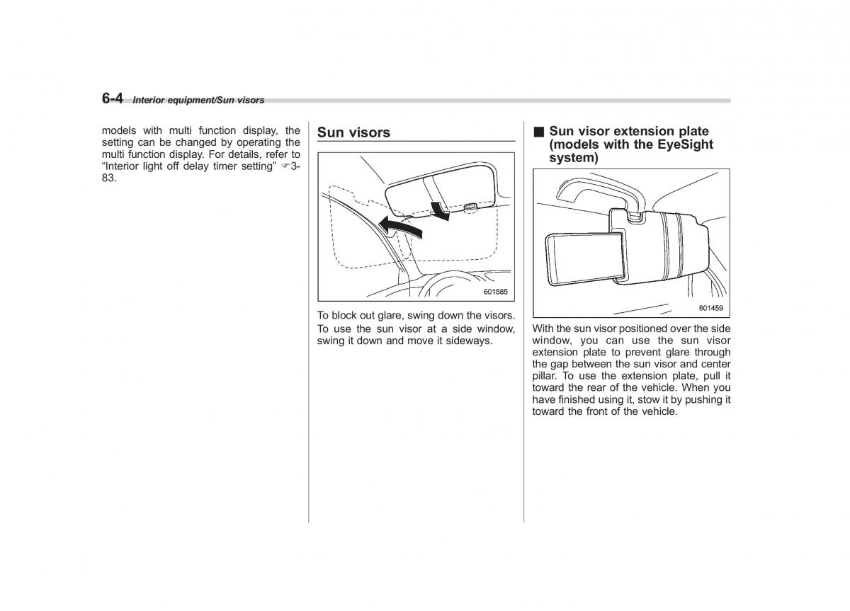 Subaru XV Crosstrek owners manual / page 387