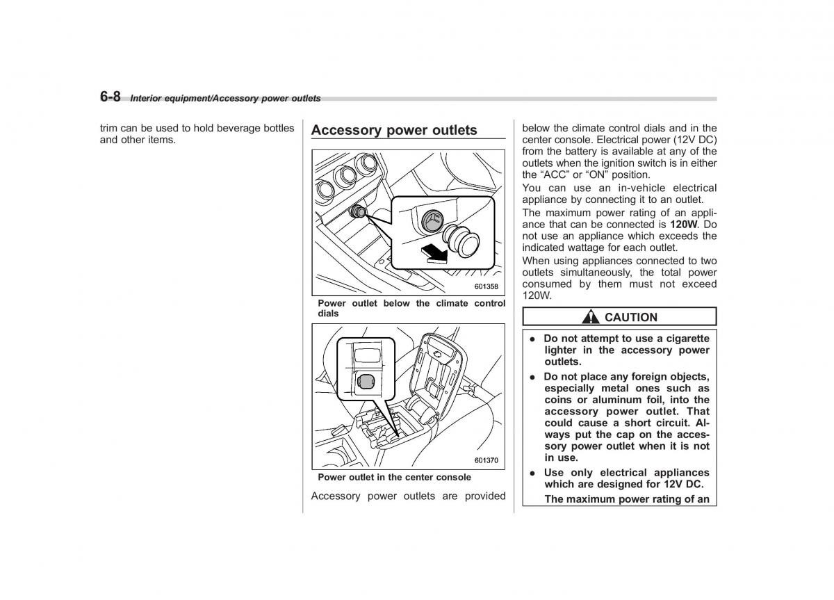 Subaru XV Crosstrek owners manual / page 391