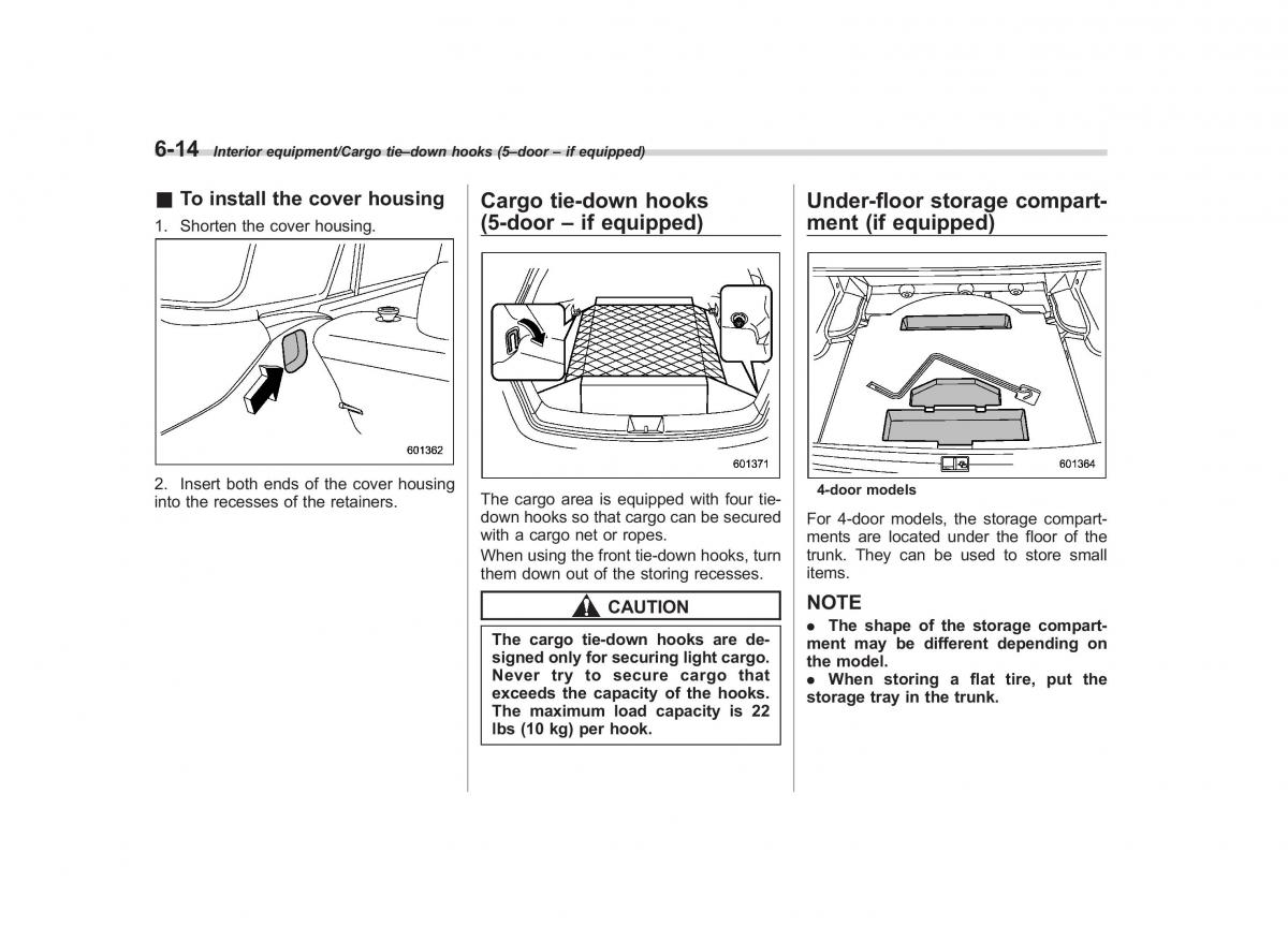 Subaru XV Crosstrek owners manual / page 397