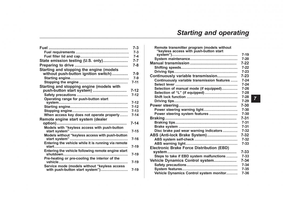 Subaru XV Crosstrek owners manual / page 404