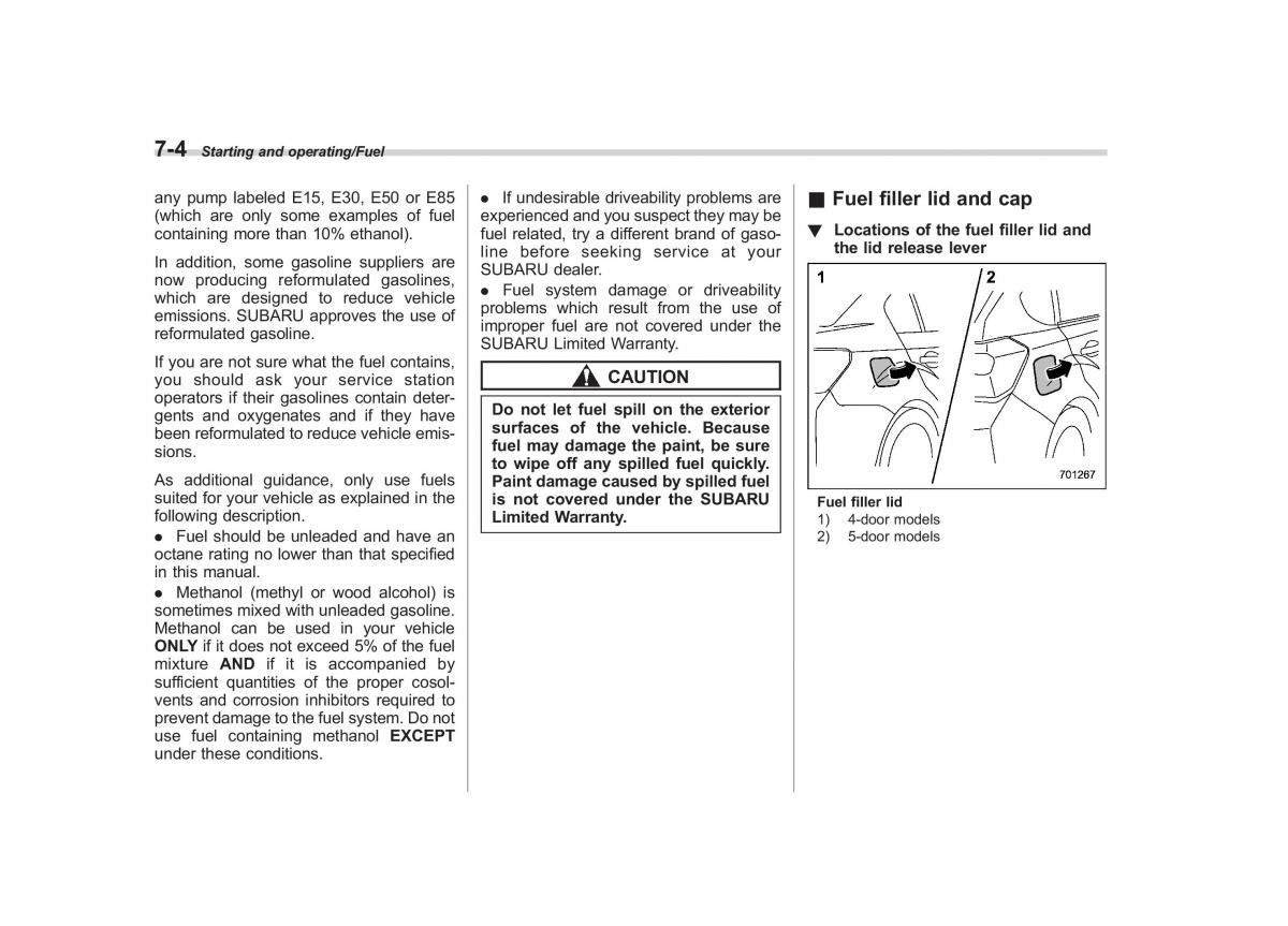 Subaru XV Crosstrek owners manual / page 407