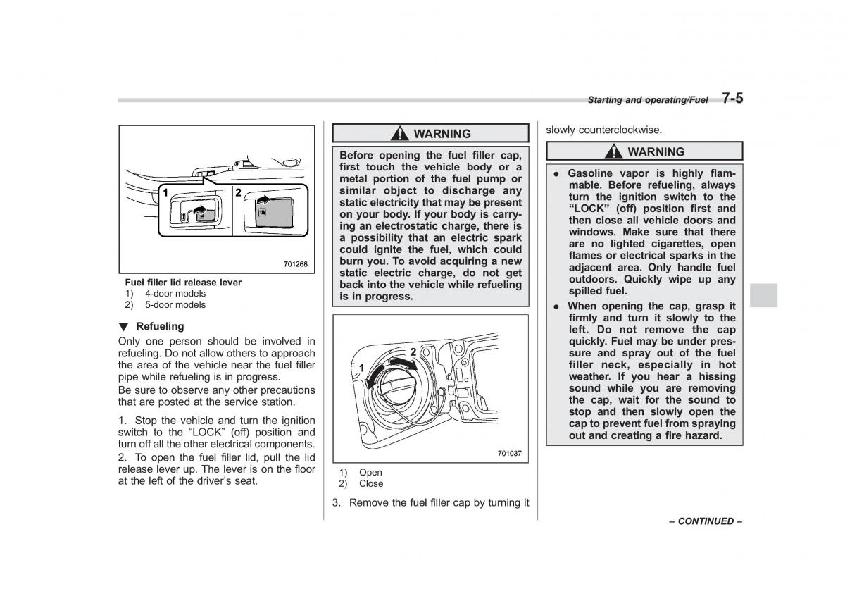 Subaru XV Crosstrek owners manual / page 408