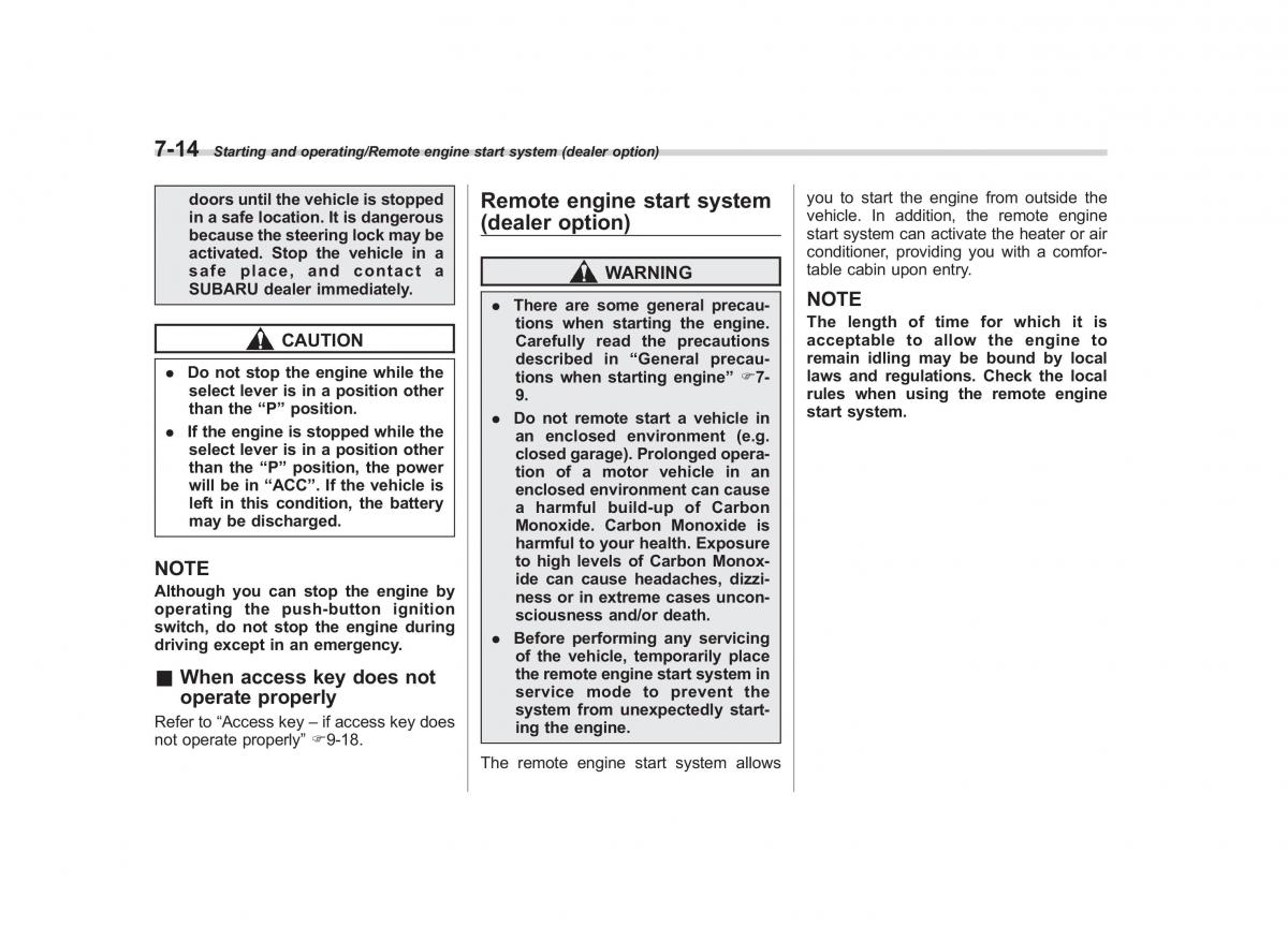 Subaru XV Crosstrek owners manual / page 417