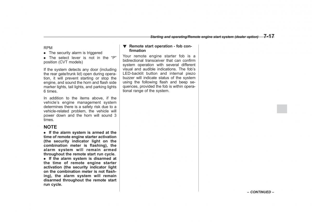 Subaru XV Crosstrek owners manual / page 420