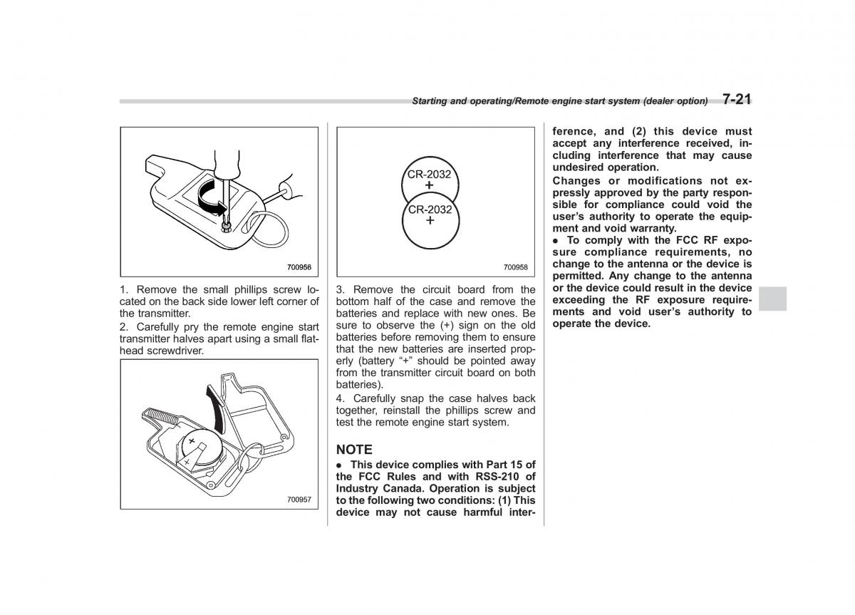 Subaru XV Crosstrek owners manual / page 424