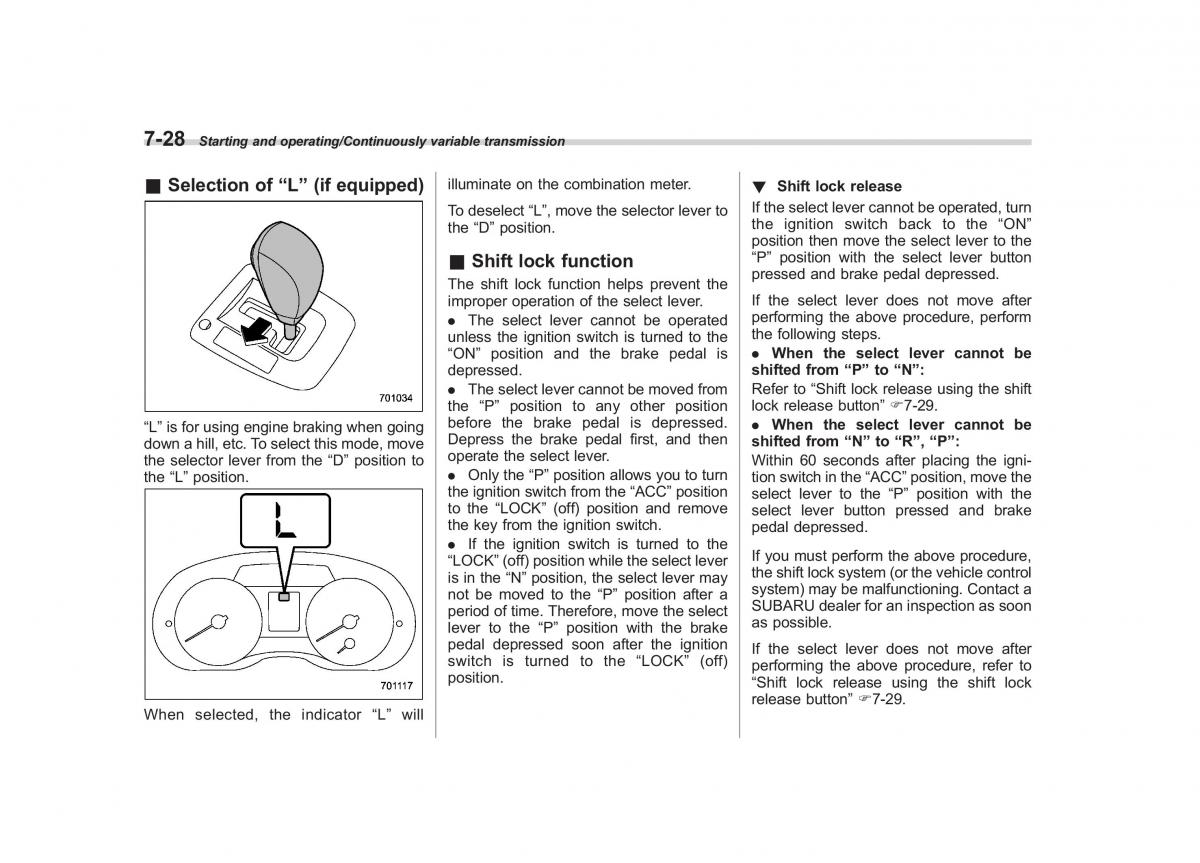 Subaru XV Crosstrek owners manual / page 431