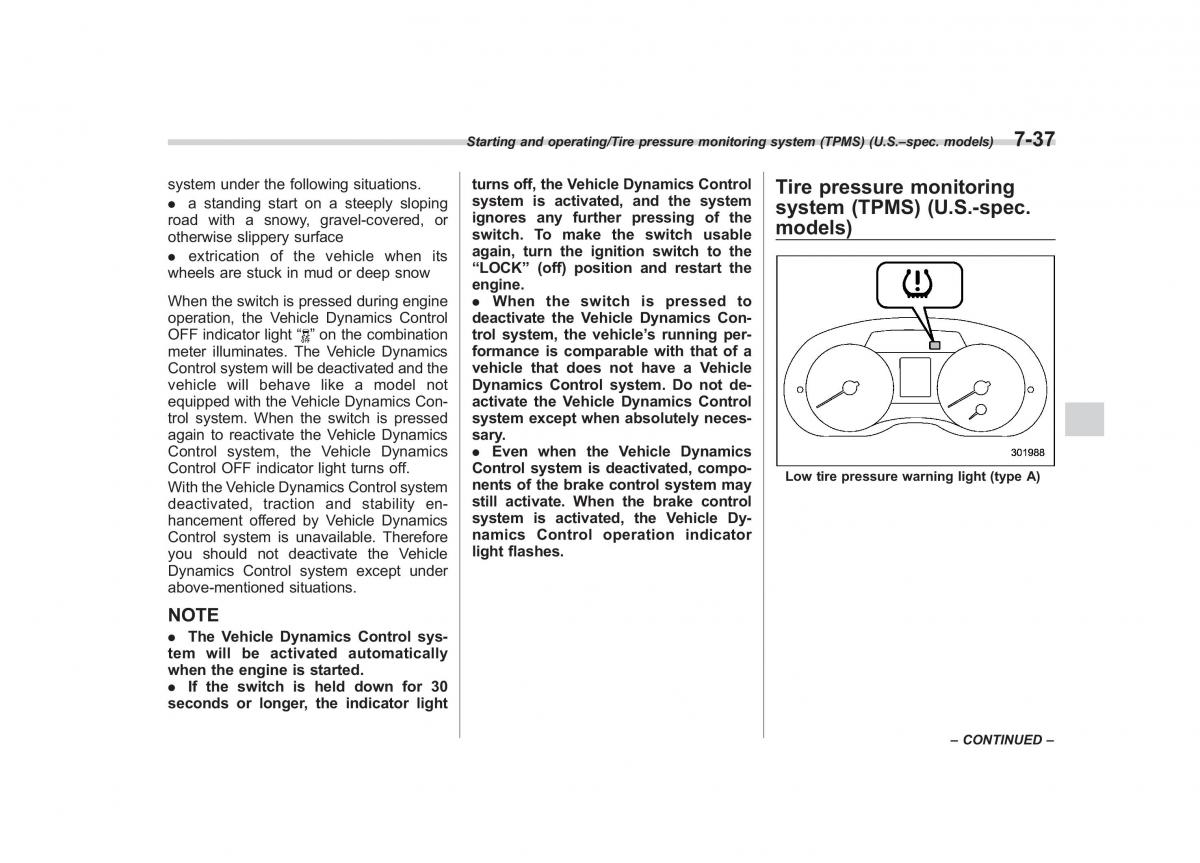 Subaru XV Crosstrek owners manual / page 440