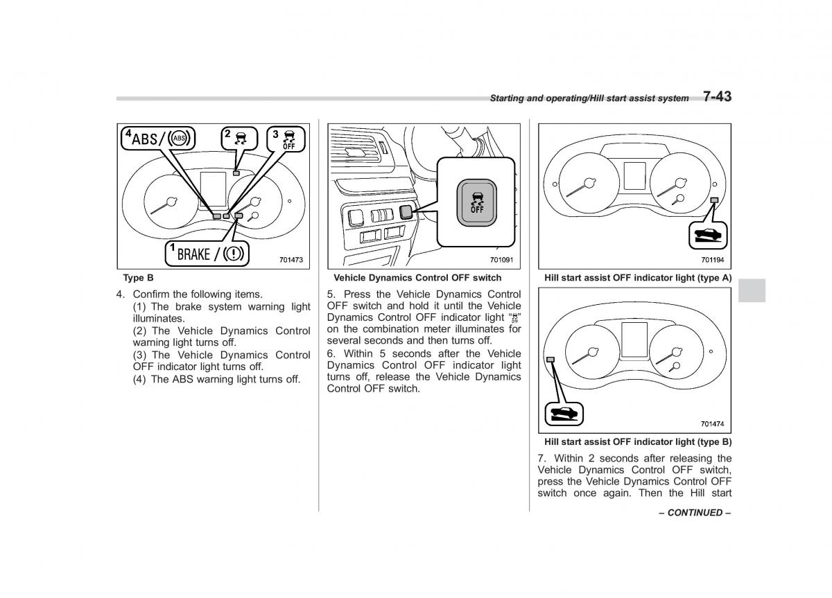 Subaru XV Crosstrek owners manual / page 446