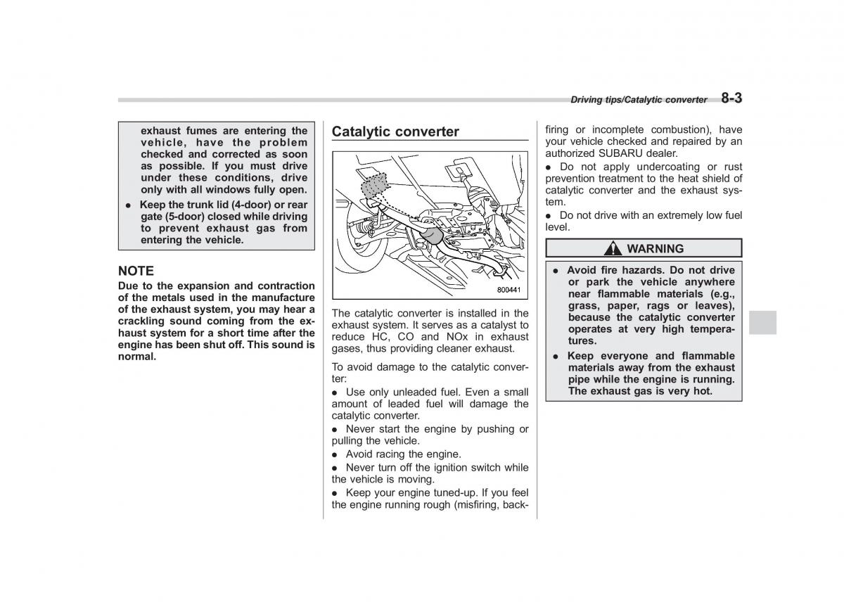 Subaru XV Crosstrek owners manual / page 454