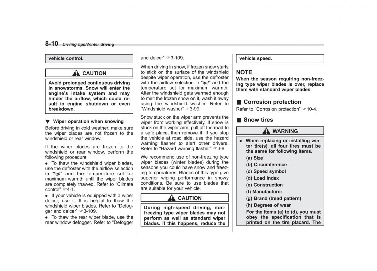 Subaru XV Crosstrek owners manual / page 461