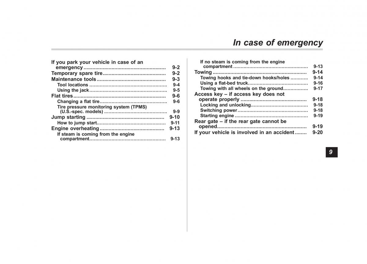 Subaru XV Crosstrek owners manual / page 478