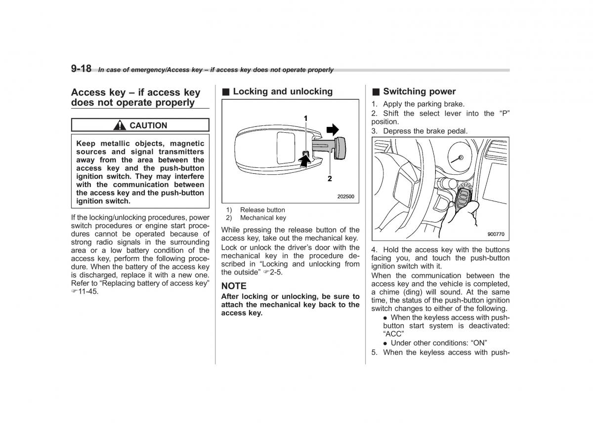 Subaru XV Crosstrek owners manual / page 495