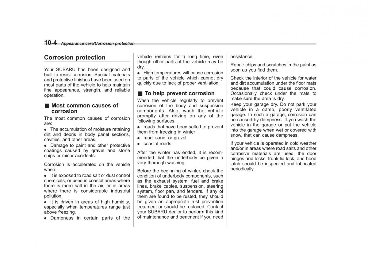 Subaru XV Crosstrek owners manual / page 501