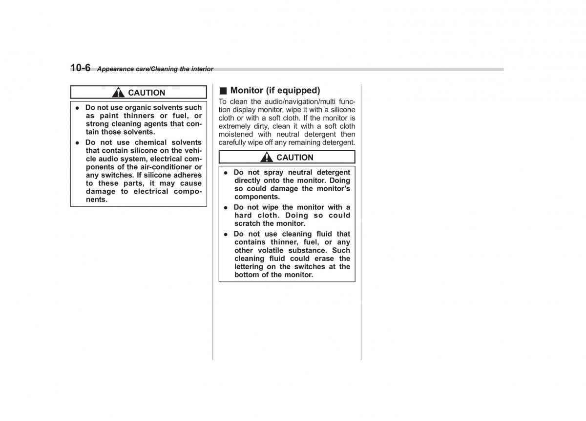 Subaru XV Crosstrek owners manual / page 503