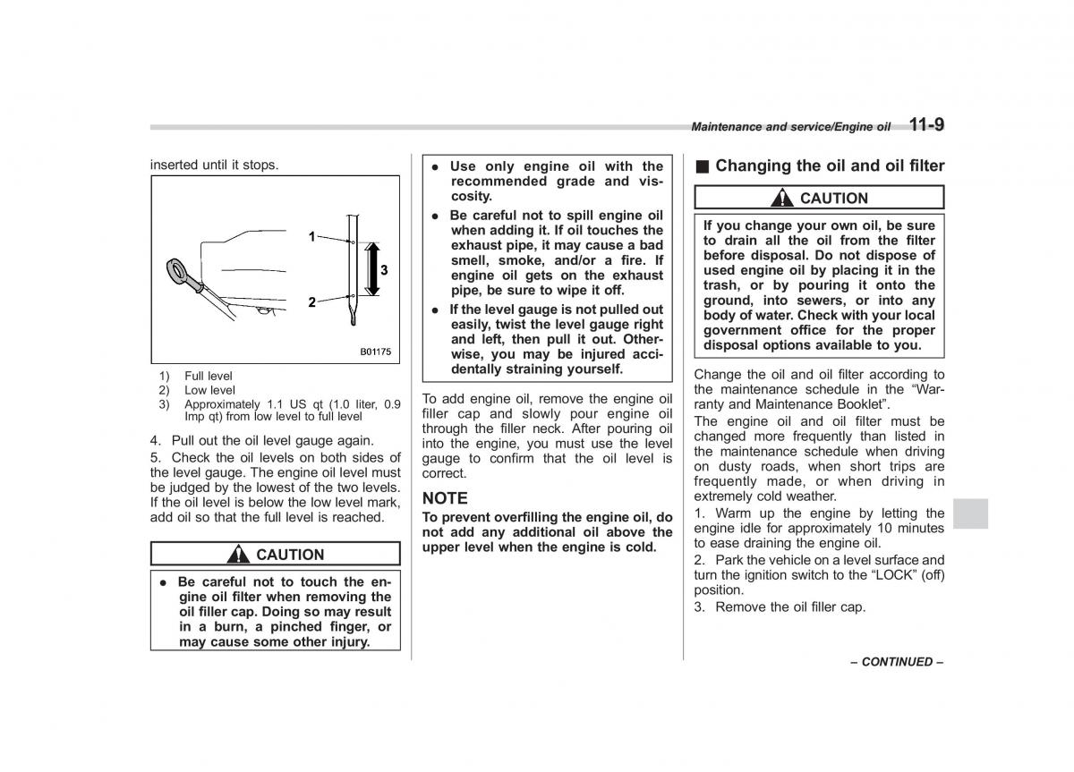 Subaru XV Crosstrek owners manual / page 512