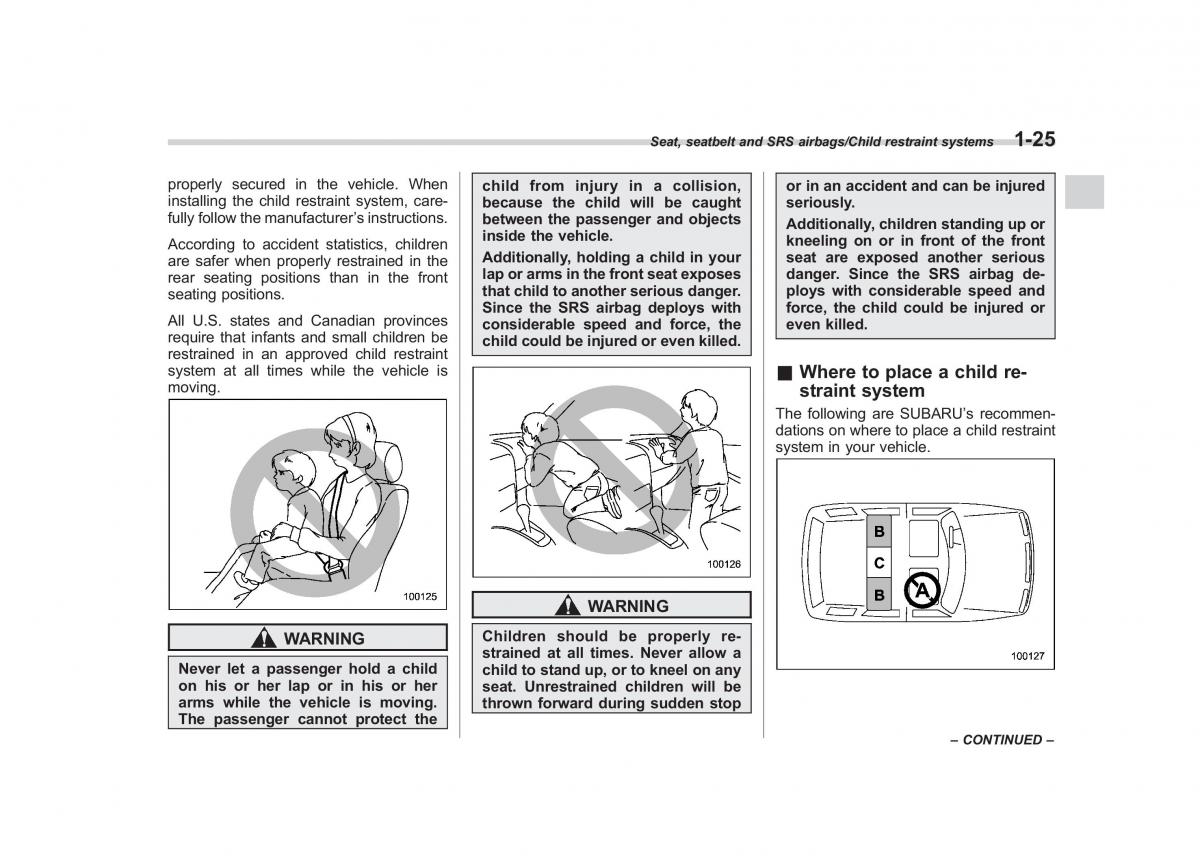 Subaru XV Crosstrek owners manual / page 52