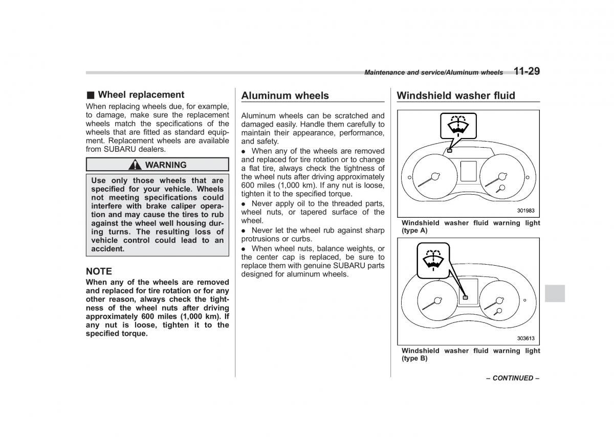 Subaru XV Crosstrek owners manual / page 532