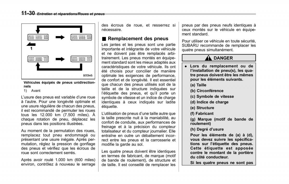 Subaru XV Crosstrek manuel du proprietaire / page 576