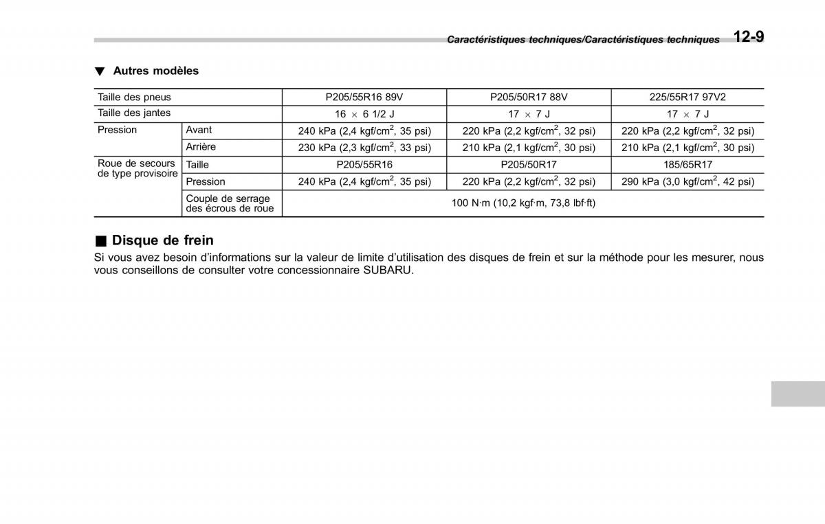 Subaru XV Crosstrek manuel du proprietaire / page 605