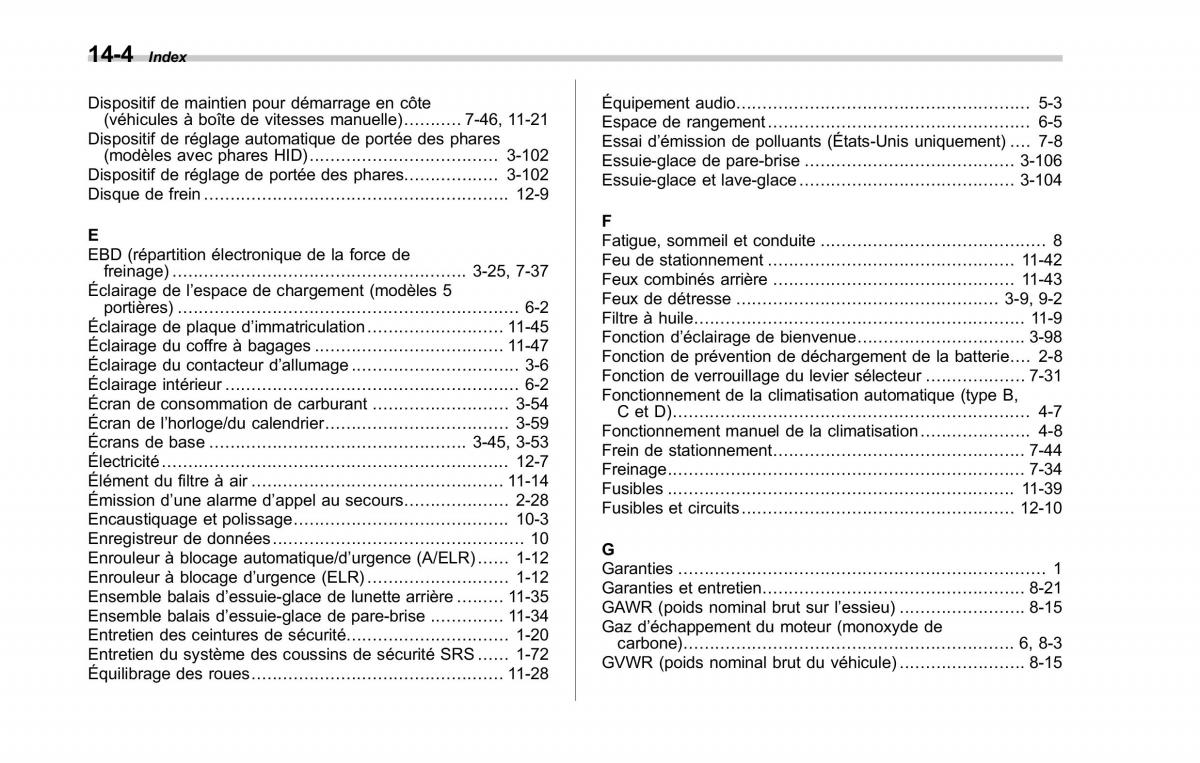 Subaru XV Crosstrek manuel du proprietaire / page 638