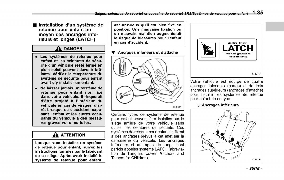 Subaru XV Crosstrek manuel du proprietaire / page 67