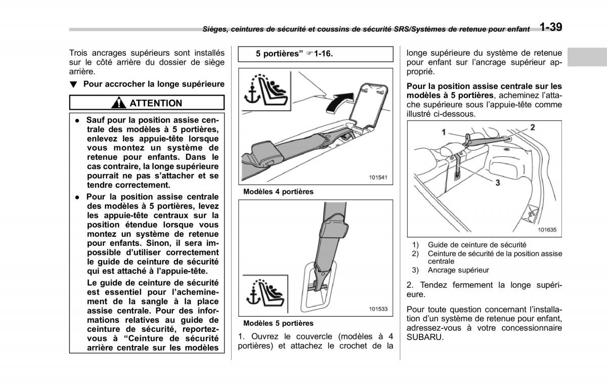 Subaru XV Crosstrek manuel du proprietaire / page 71