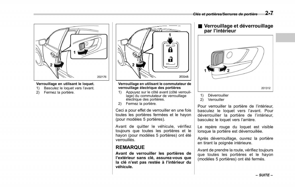 Subaru XV Crosstrek manuel du proprietaire / page 113