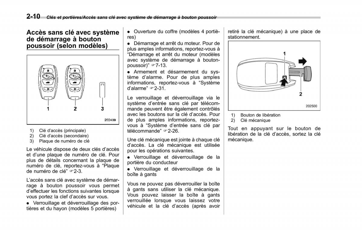 Subaru XV Crosstrek manuel du proprietaire / page 116