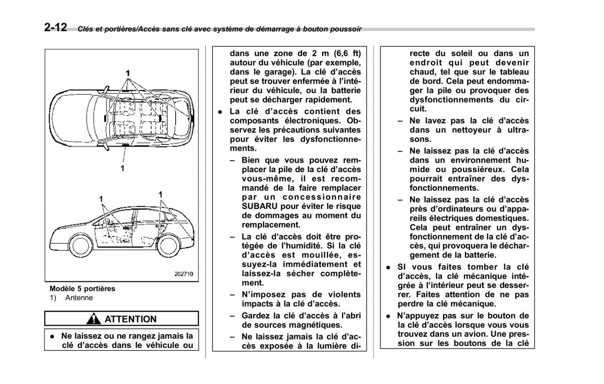 Subaru XV Crosstrek manuel du proprietaire / page 118