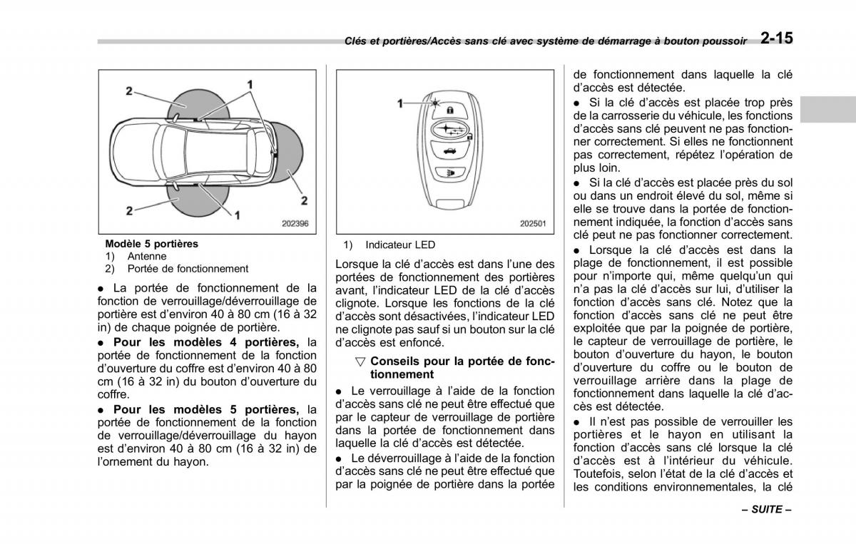 Subaru XV Crosstrek manuel du proprietaire / page 121