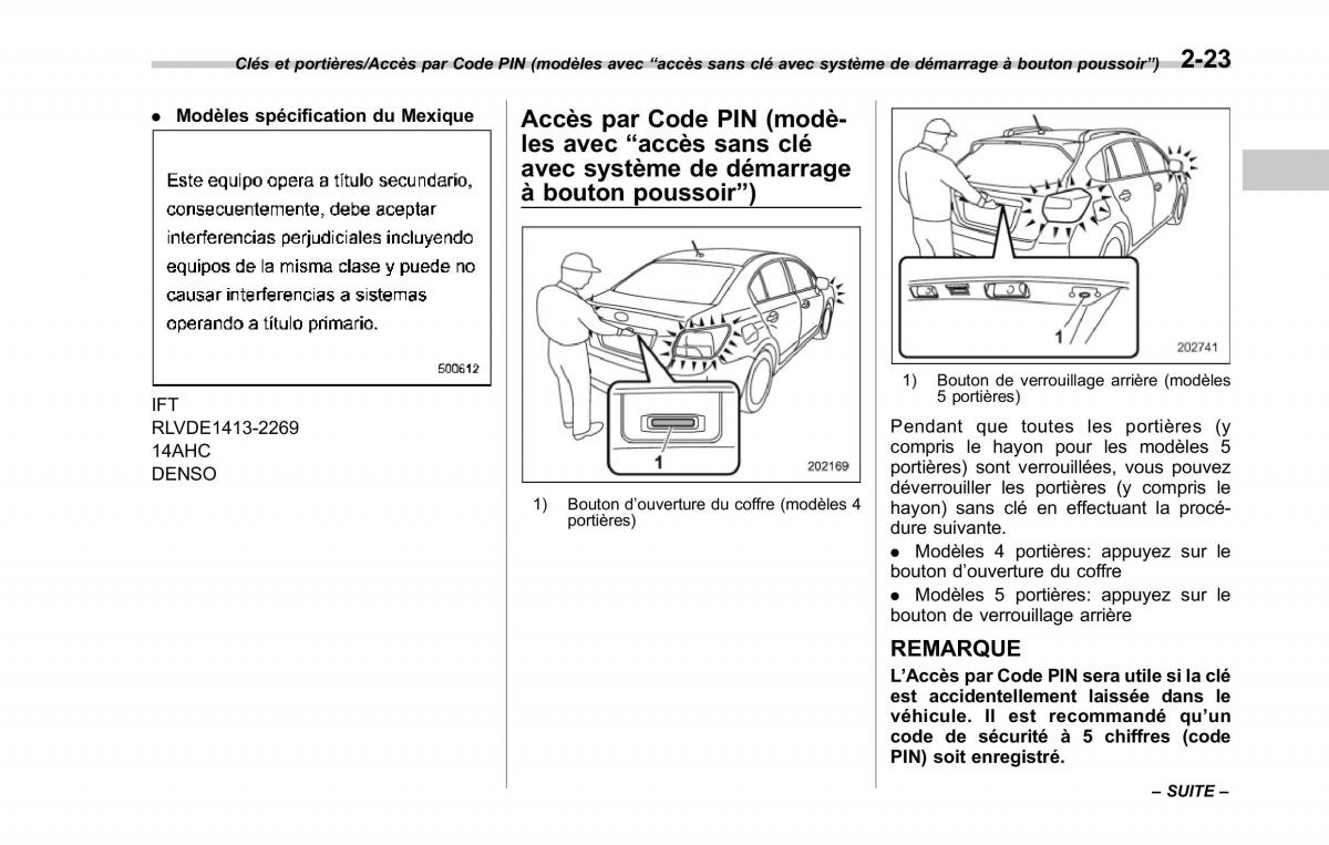 Subaru XV Crosstrek manuel du proprietaire / page 129