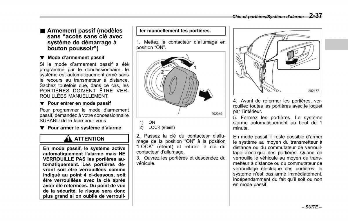 Subaru XV Crosstrek manuel du proprietaire / page 143